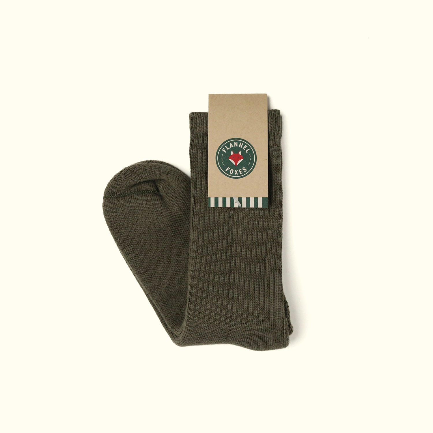 Organic Cotton Socks – Olive