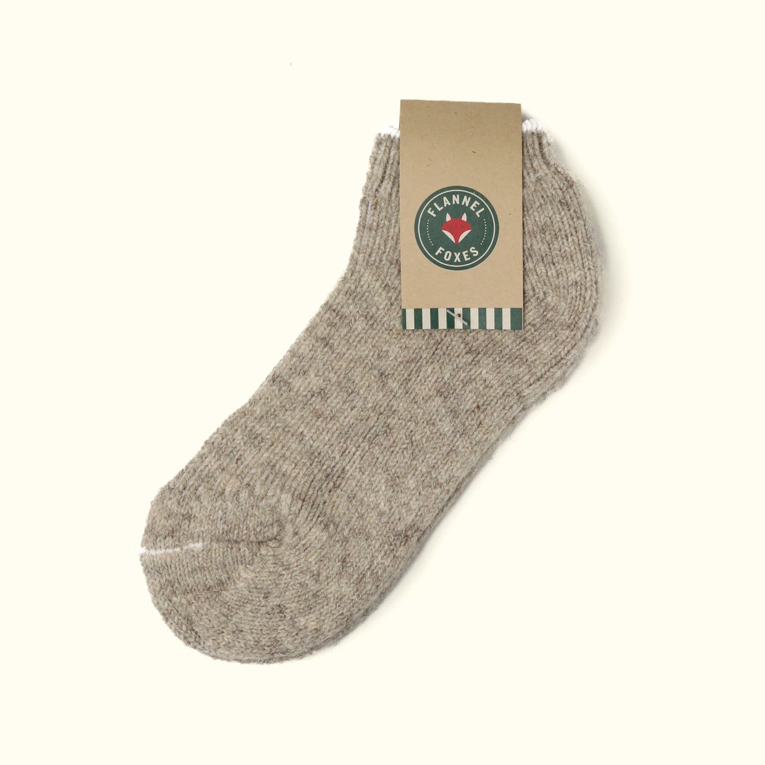 Wool Slipper Socks – Oatmeal